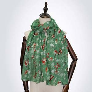 Bufanda navideña con estampado de copo de nieve y bastón, patrones navideños, chal para mujer, regalo, accesorio de disfraz, decoración - Product Image 2