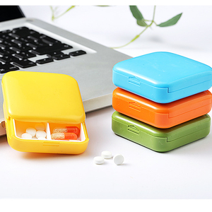 Plastic Pill Box With Key Ring Pill Box Case Travel Pill Box