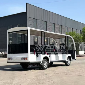 รถโดยสารไฟฟ้าแบบเปิดประทุนเพื่อการท่องเที่ยว ช่วยเพิ่มประสบการณ์การชมวิวสำหรับโครงการท่องเที่ยวกลางแจ้ง - Product Image 1