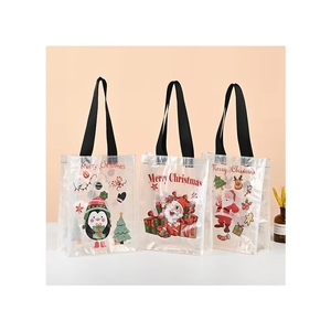 Sacs promotionnels Sinmelon avec logo personnalisé, sacs fourre-tout en PP laminé, poignée en tissu non tissé, taille moyenne, cadeau de Noël <span class=keywords><strong>et</strong></span> d'Halloween - Product Image 2