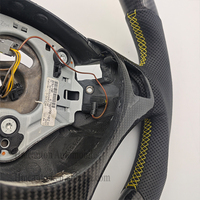 Roue de performance M en cuir perforé en Fiber de carbone personnalisée en usine pour volant de voiture BMW série 3 E90 E92