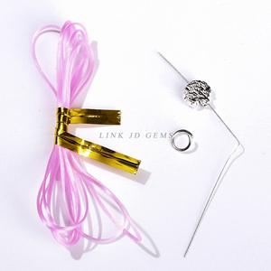 JD GEMS - <span class=keywords><strong>Kit</strong></span> <span class=keywords><strong>de</strong></span> Herramientas <span class=keywords><strong>para</strong></span> Enhebrar Cordón Elástico <span class=keywords><strong>de</strong></span> Diferentes Colores, Adecuado <span class=keywords><strong>para</strong></span> la Fabricación <span class=keywords><strong>de</strong></span> Joyas - Product Image 5