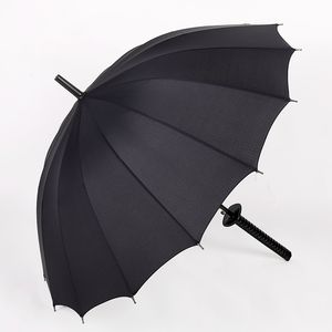 Épée de samouraï noire à nervures 16k personnalisée, parapluie droit <span class=keywords><strong>katana</strong></span>, parapluie publicitaire avec logo en soie <span class=keywords><strong>2022</strong></span> - Product Image 3