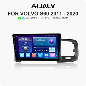 Pour 2011-2019 cadre Volvo S60 9 pouces <span class=keywords><strong>QLED</strong></span> écran 2DIN stéréo GPS navigation Android lecteur de voiture autoradio autoradio - Product Image 5
