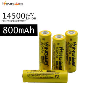 Kingwei — batterie lithium-ion rechargeable 14500, 800ah, luminosité reention, avec chargeur, pour vélo électrique ebike - Product Image 6