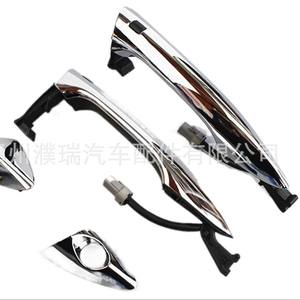 Poignées de porte Hyundai Elantra 826513X210 826613X210, garniture extérieure en plastique chromé, compatible avec les modèles 16-20 - Product Image 2