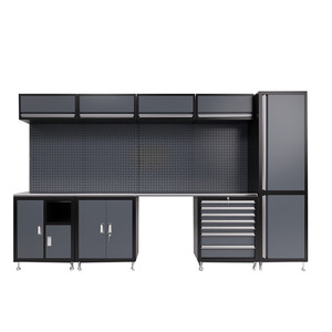 Banco de <span class=keywords><strong>Trabajo</strong></span> Resistente con Gabinete Combinado, Gabinete para Herramientas de Mecánico para <span class=keywords><strong>Taller</strong></span> - Product Image 2
