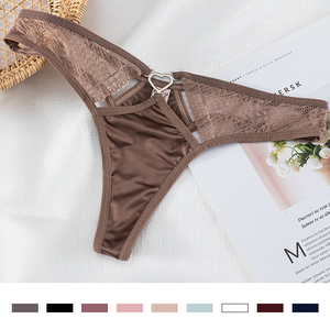 Sous-vêtements sexy en satin et dentelle avec amour aux meilleurs prix pour femmes string <span class=keywords><strong>culotte</strong></span> confortable de haute qualité pour femmes - Product Image 5