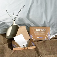 Feuilles de lessive écologiques biodégradables non toxiques – Bandes de savon nettoyantes pour la maison