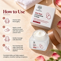 Crème Visage Éclaircissante et Unifiante au Niacinamide Fermenté, Arbutine, Acide Tranexamique et Glutathion pour Corriger les Taches Brunes