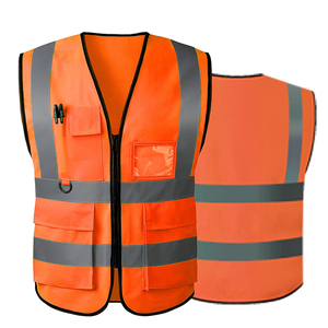 Chaleco de Seguridad de Trabajo para Hombre, Nuevo Estilo, Fabricante Líder, Calidad Profesional, ANSI Clase 2, Impermeable, con Bolsillos Reflectantes, OEM - Product Image 1