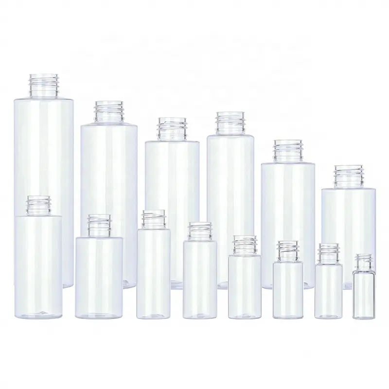 Lusso 30ml 50ml 60ml 80ml 4oz 100ml 150ml 250ml 300ml 400ml 500ml bottiglie di plastica pet con tappo a scatto bottiglie flip top