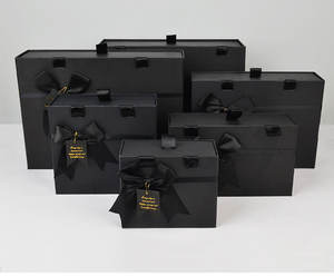 Éléments décoratifs avec ruban noir personnalisé, 10 pièces, tiroir, boîte en papier, produit cosmétique - Product Image 6