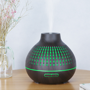 Professionnel 400ml Unique Grain de bois humidificateur d'<span class=keywords><strong>air</strong></span> maison ultrasons arômes diffuseur d'huile essentielle pour l'<span class=keywords><strong>air</strong></span> frais - Product Image 4