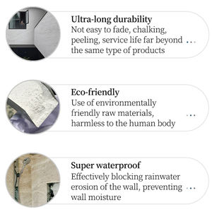 MIGLIORE Travertin (type 2) Panneau Flexible Pierre Déco Murale pour Mur Extérieur Revêtement <span class=keywords><strong>Maison</strong></span> - Product Image 4