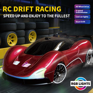 1:20 échelle lumière LED dérive télécommande voiture 2.4g électrique Rechargeable 4wd cascadeur Rc haute vitesse voiture jouet pour garçons enfants cadeaux - Product Image 3