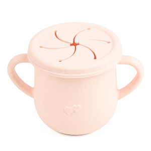 Food Grade Silicone Toddler Training <b>Cups</b> 7.2*7.5cm Eco-friendly BPA-Free Snack <b>Sippy</b> <b>Cup</b> Free Gel <b>Straw</b> Lid 0-12 Months - Product Image 5
