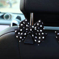 Crochet de dossier de siège multifonctionnel en ABS bleu, design mignon et discret, installation par clip, accessoires intérieurs de voiture