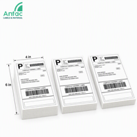 Etiquetas Térmicas Autoadhesivas en Rollo de 4x6 Pulgadas de Antac Factory para Impresión de Códigos de Barras y Códigos QR, Etiquetas de Envío