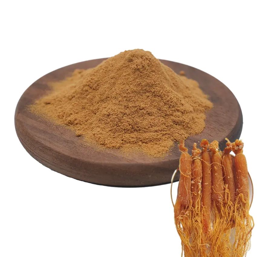 Miglior prezzo estratto di radice di Panax Ginseng naturale coreano rosso Ginseng estratto in polvere 5%-80% ginsenosidi