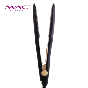 <span class=keywords><strong>Plancha</strong></span> de <span class=keywords><strong>pelo</strong></span> iónica de titanio, alisadora de <span class=keywords><strong>pelo</strong></span> plana, temperatura ajustable con bolsa de <span class=keywords><strong>rizos</strong></span>, embalaje de cabello de tamaño de viaje - Product Image 2