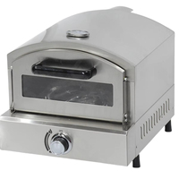 Four à pizza miniature à gaz italien en acier inoxydable pour cuisson rapide du pain et des grillades en intérieur, à vendre