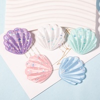 Nouveau écologique translucide Sequin Shell bricolage crème colle étui de téléphone portable Patch boîte de rangement décoration résine artisanat accessoires