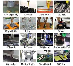 Pasta de soldadura de escritorio de <span class=keywords><strong>3</strong></span> ejes, silicona líquida, Uv resina epoxi, fusión en caliente, Cnc, dispensador automático de pegamento, máquina dispensadora, Robot - Product Image 6