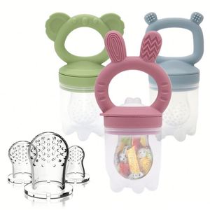 Stockage de lait maternel sans BPA personnalisé sans fruits et légumes Tétine en silicone pour fruits de bébé Mangeoires pour fruits de bébé - Product Image 2