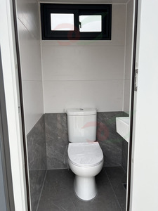 Phòng tắm ngoài trời prefab công viên nhà vệ sinh di động và phòng tắm nhỏ cắm trại nhà vệ sinh nhà máy tùy chỉnh <span class=keywords><strong>WC</strong></span> - Product Image 3