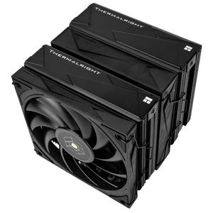 Ventilador de alto rendimiento Thermalright Royal Knight 120 NEGRO de 156 mm de altura, de doble torre, para caja de computadora - Product Image 1