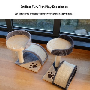 Árbol para Gatos con Poste Rascador Integrado, Nido para Gatos, Área Pequeña, Tabla Rascadora de Sisal Resistente al Desgaste - Product Image 2