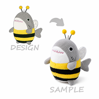 Porte-clés en peluche personnalisé - Peluche super douce avec rembourrage en coton PP, fonction réconfortante