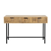 Table console moderne en bois de manguier massif, faite à la main, écologique, de luxe, pour salon, hôtel, école, couleur/taille personnalisée