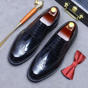 Men's Luxurious Dress <b>Pointed</b> Toe Formal Shoes for Suitable for Weddings Parties and Work - Product Image 5