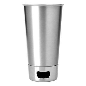 Single Wall Recycle Beer Tumbler Stainless Steel <b>Coffee</b> Cup with <b>Bottle</b> Opener - Product Image 2