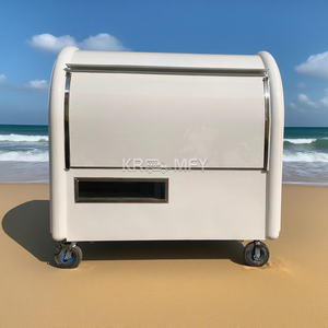 Outdoor Coffee Crepe Ice Cream Fast Commercial Cart Van Food Truck Mobile Beverage Trailer Camiones De Comida - Product Image 2