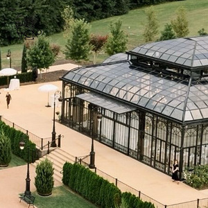Serre en verre de style victorien avec structure en <span class=keywords><strong>acier</strong></span> galvanisé à chaud et revêtement en poudre, serre en verre en forme de dôme pour jardin, cour arrière, luxe - Product Image 2