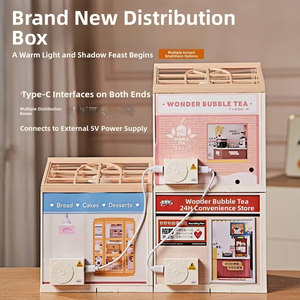 Kits de Construcción de Habitaciones Modulares para Ciudades y Pueblos - Modelo de Arquitectura en Miniatura de Plástico a Escala 1:18 para Niños y Adultos, Decoración del Hogar - Product Image 6