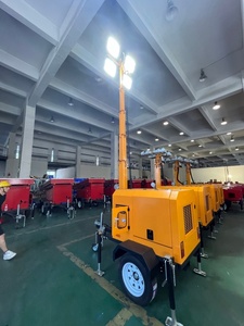 Tùy chỉnh 4x1000 wát LED di động máy phát điện diesel tháp ánh sáng cho xây dựng - Product Image 4