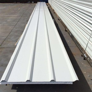 Lembar atap logam baja bergelombang Ppgi murah 0.6mm X 1200mm plat bergelombang lapis warna - Product Image 6