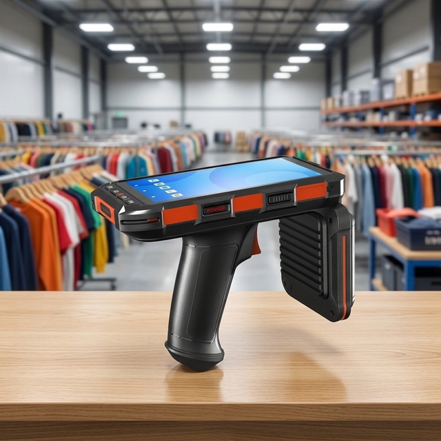 High Density Multi-Tag UHF RFID Reader Handheld Android 13 Apparel Warehouse Inventory Scanner