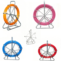 Tire-fil en fibre de verre 6mm 4mm, serpentin de tirage non conducteur pour câbles et conduites, pour installation et communication