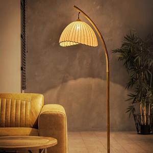 Lámpara de Pie de Bambú de Estilo Creativo Wabi-Sabi, Retro, Inspirada en el Zen Japonés, para Sala de Estar, Salón de Té, Pesca, Personalizada para Ti - Product Image 4