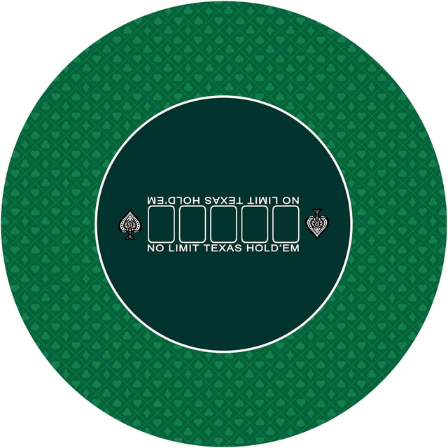 24/31/47/55/63inch Round 2-8 Player Game Mat Mahjong Poker Blackjack Casino Table Pad Outdoor Board Game Accessories