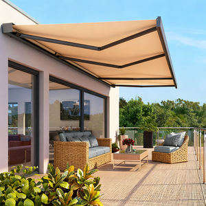 Auvent rétractable motorisé haut de gamme, commande intelligente, auvent à cassette complète pour cour - Product Image 1