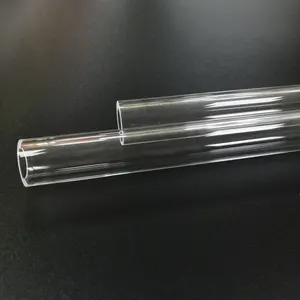Werkseitig angepasste Quarzglas röhre Hochboro silikat glasröhre Transparente hitze beständige Glasröhre