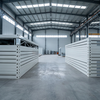 Maison conteneur pliable moderne pour dortoir de travailleurs de chantier, utilisation en appartement extérieur, facile à déplacer et à installer rapidement