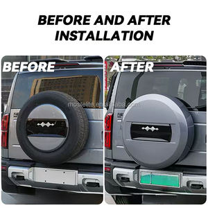 Sarung Ban Serep Anti Air Bahan Stainless Steel & <span class=keywords><strong>ABS</strong></span> untuk GWM TANK 300 – Aksesoris Mobil - Product Image 3