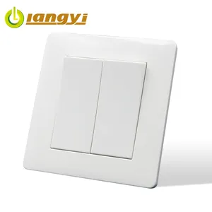 New Design Africa South America Standard 16A 250V 2 Gang 1 Way Electric Power Wall Switch